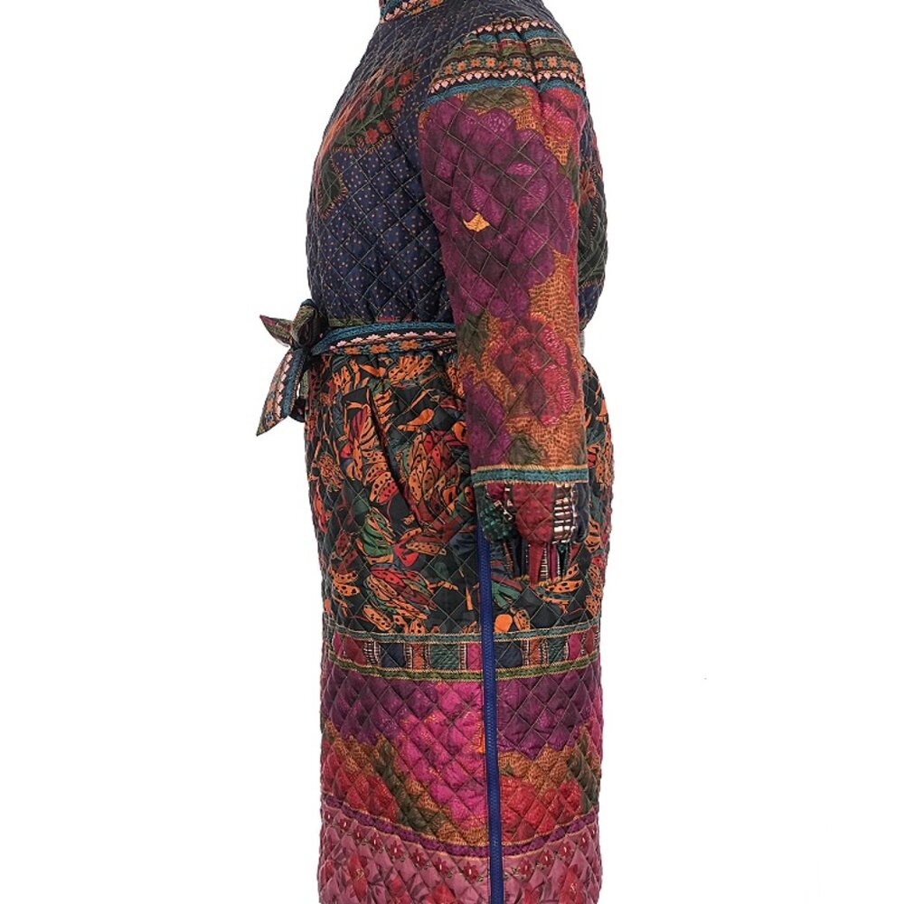 Farm Rio Mixed Patchwork Reversible Diamond Quilt… - image 5